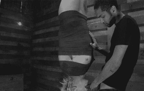 Bizarre mouth fuck gif